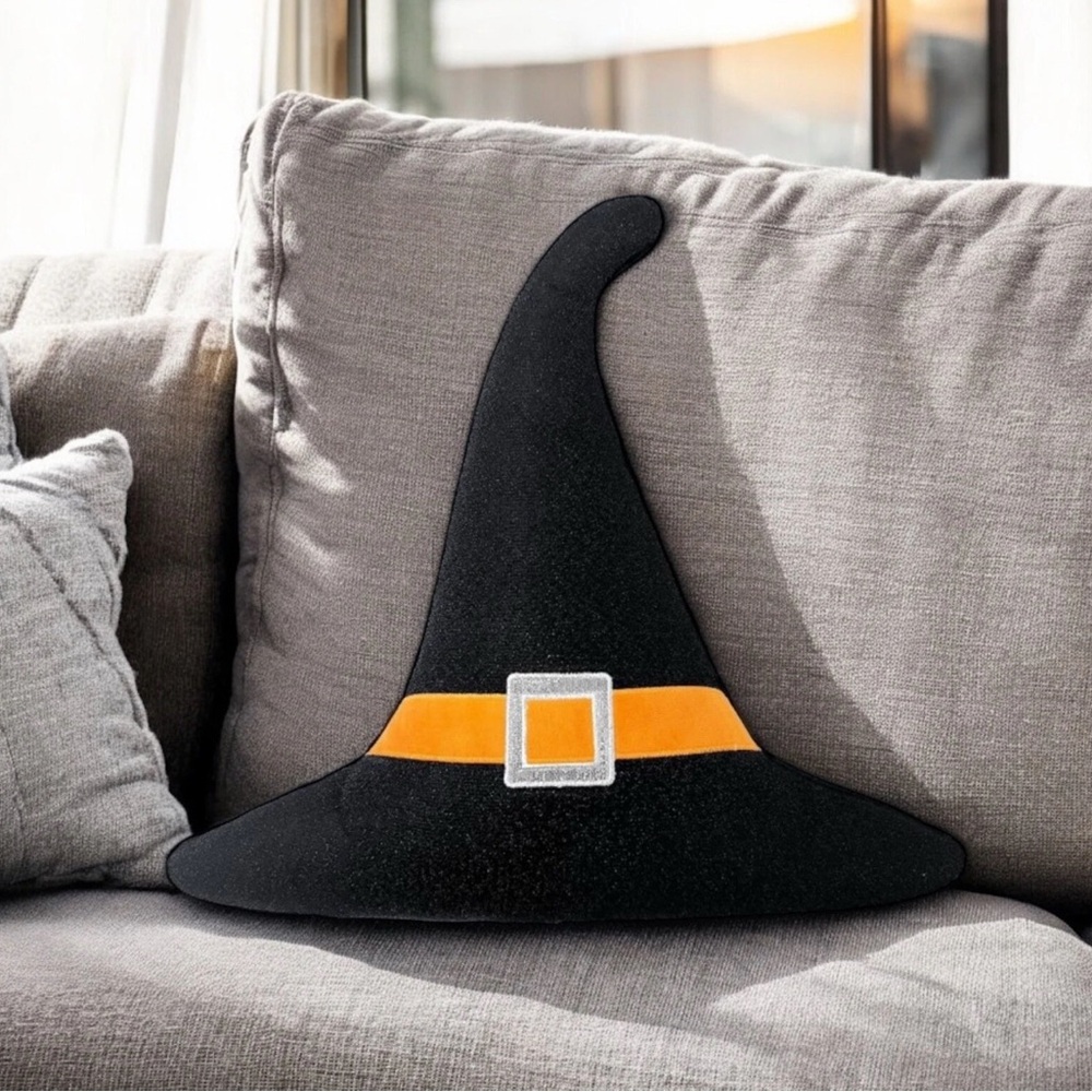 Target Black Witch Hat Accent Pillow